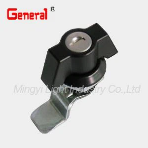 70040 anti støv håndtag låsen Anti vand håndtag låsen sortkrudt Coatted håndtaget 90 graders Rotation til at åbne og lukke