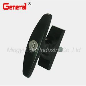 60008 dust/vand håndtag lås, T håndtere lås sort pulver Coatted Standard KA eller KD ved anmoder